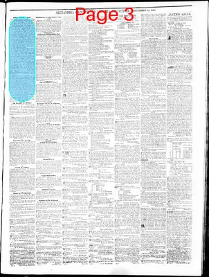 Page thumbnail for Alexandria Gazette