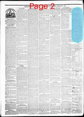 Page thumbnail for Alexandria Gazette