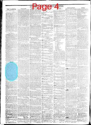 Page thumbnail for Alexandria Gazette
