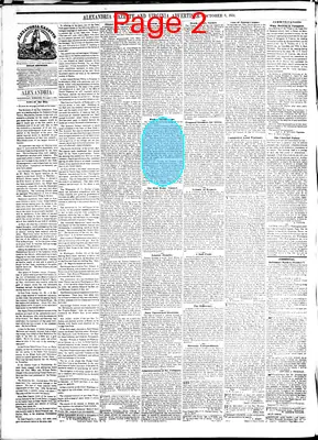 Page thumbnail for Alexandria Gazette