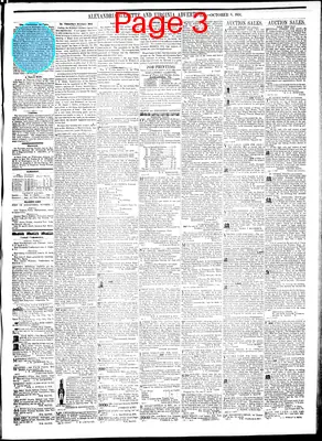 Page thumbnail for Alexandria Gazette