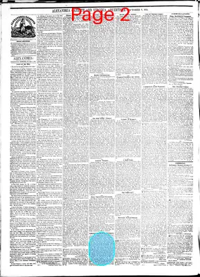 Page thumbnail for Alexandria Gazette