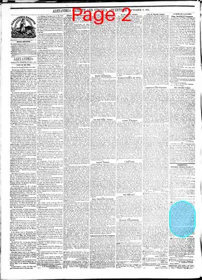 Page thumbnail for Alexandria Gazette