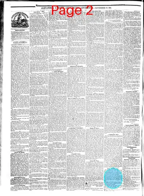 Page thumbnail for Alexandria Gazette