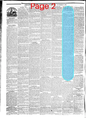 Page thumbnail for Alexandria Gazette