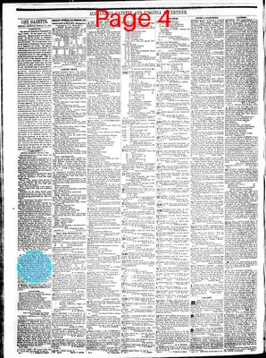 Page thumbnail for Alexandria Gazette