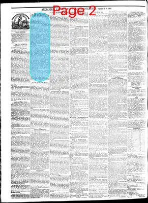 Page thumbnail for Alexandria Gazette