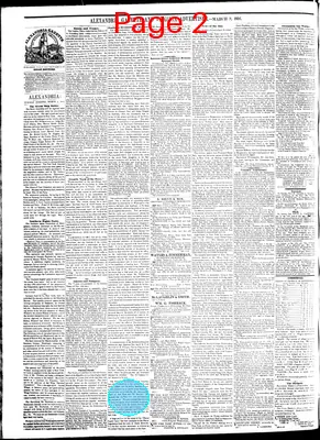 Page thumbnail for Alexandria Gazette