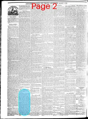 Page thumbnail for Alexandria Gazette
