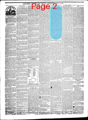 Page thumbnail for Alexandria Gazette