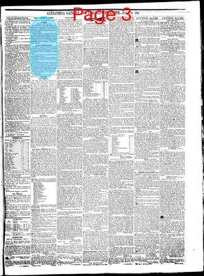 Page thumbnail for Alexandria Gazette