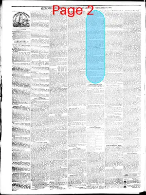 Page thumbnail for Alexandria Gazette