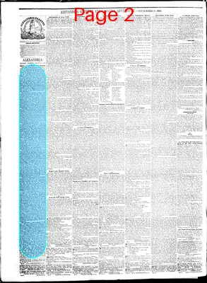 Page thumbnail for Alexandria Gazette