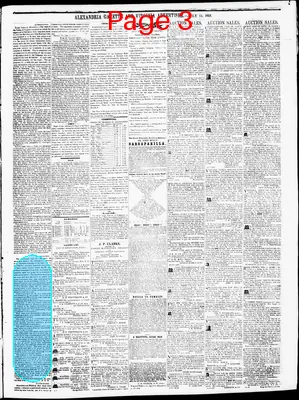 Page thumbnail for Alexandria Gazette