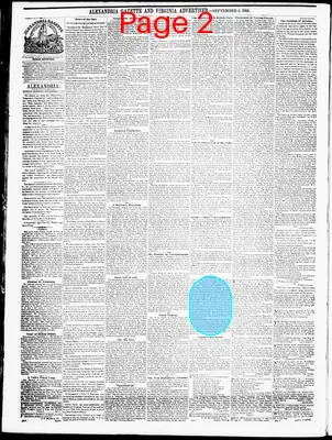Page thumbnail for Alexandria Gazette
