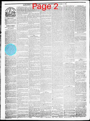 Page thumbnail for Alexandria Gazette