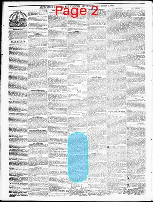 Page thumbnail for Alexandria Gazette