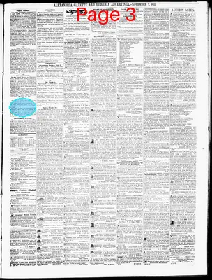 Page thumbnail for Alexandria Gazette