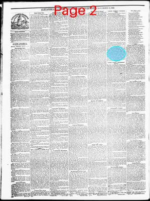 Page thumbnail for Alexandria Gazette