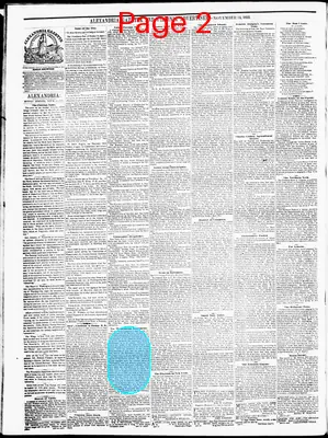 Page thumbnail for Alexandria Gazette