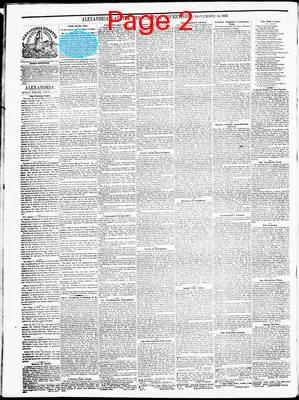 Page thumbnail for Alexandria Gazette