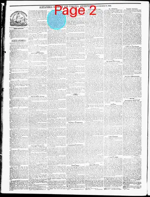 Page thumbnail for Alexandria Gazette