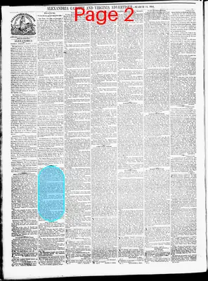 Page thumbnail for Alexandria Gazette