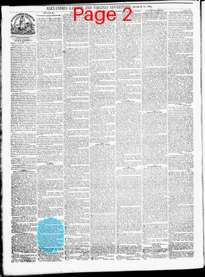 Page thumbnail for Alexandria Gazette