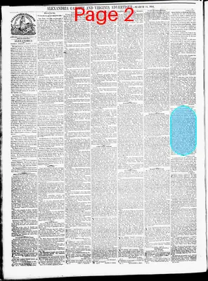 Page thumbnail for Alexandria Gazette
