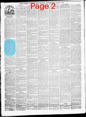 Page thumbnail for Alexandria Gazette