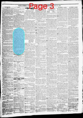 Page thumbnail for Alexandria Gazette
