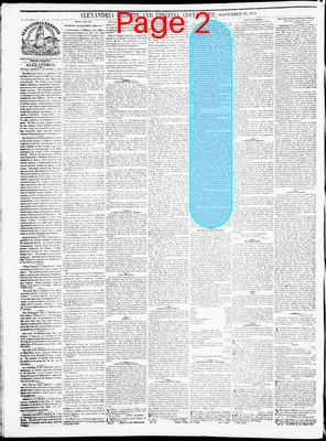 Page thumbnail for Alexandria Gazette
