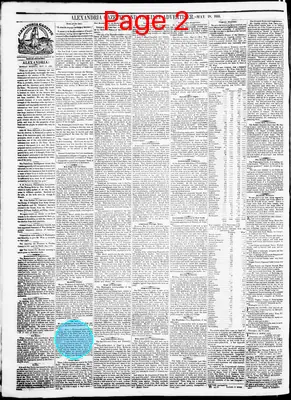 Page thumbnail for Alexandria Gazette