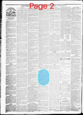 Page thumbnail for Alexandria Gazette