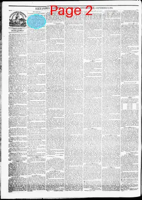 Page thumbnail for Alexandria Gazette