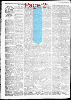 Page thumbnail for Alexandria Gazette
