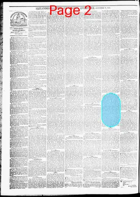 Page thumbnail for Alexandria Gazette