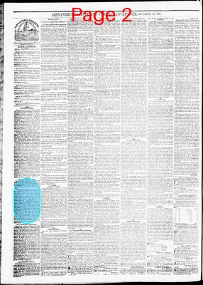 Page thumbnail for Alexandria Gazette