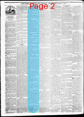 Page thumbnail for Alexandria Gazette