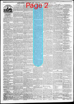 Page thumbnail for Alexandria Gazette