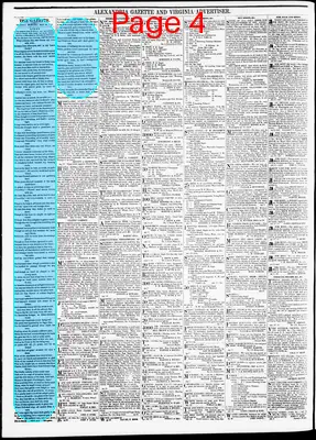 Page thumbnail for Alexandria Gazette