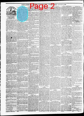 Page thumbnail for Alexandria Gazette