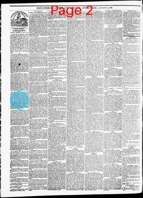 Page thumbnail for Alexandria Gazette