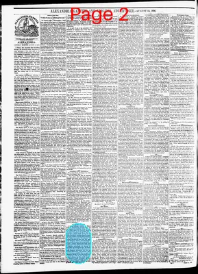 Page thumbnail for Alexandria Gazette
