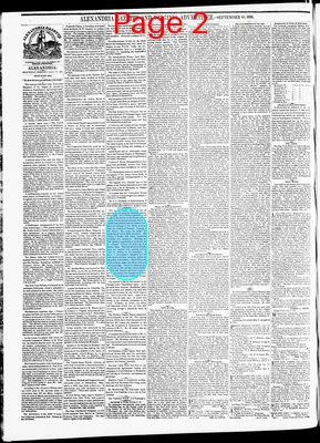 Page thumbnail for Alexandria Gazette