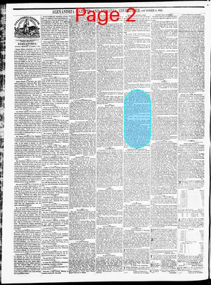 Page thumbnail for Alexandria Gazette