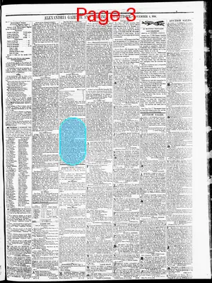 Page thumbnail for Alexandria Gazette