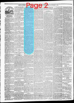 Page thumbnail for Alexandria Gazette
