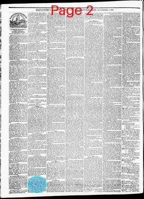Page thumbnail for Alexandria Gazette