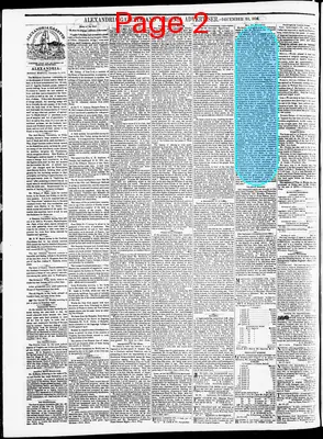 Page thumbnail for Alexandria Gazette